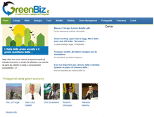 Tablet Screenshot of greenbiz.it