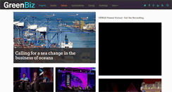 Desktop Screenshot of greenbiz.com