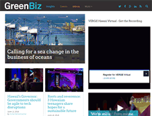 Tablet Screenshot of greenbiz.com